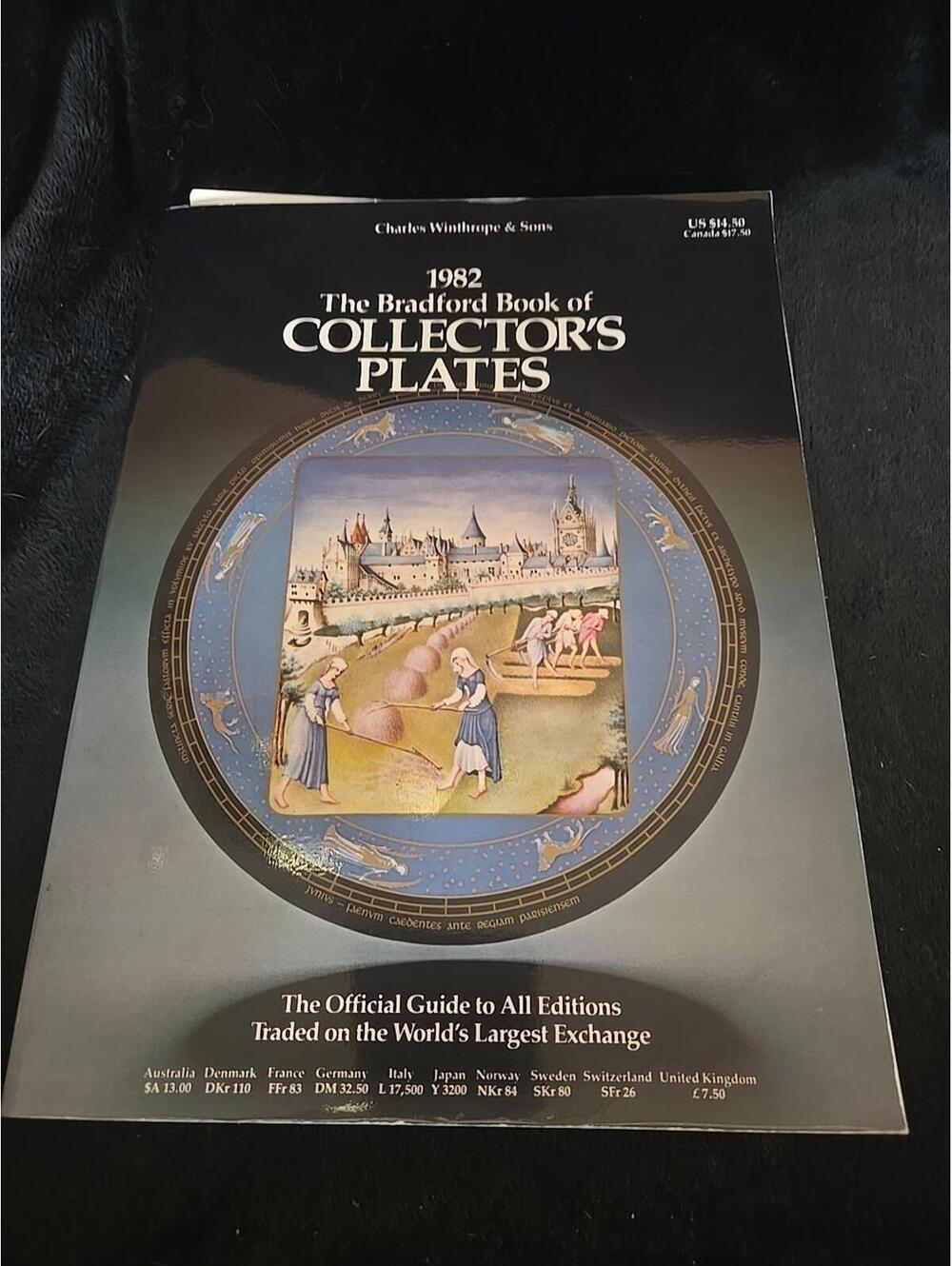 Book: The Bradford Book of COLLECTOR'S PLATES by Charles Winthrope 1982